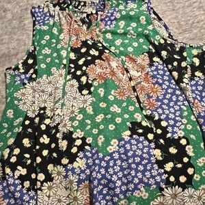 Floral Print Women's Tank Top